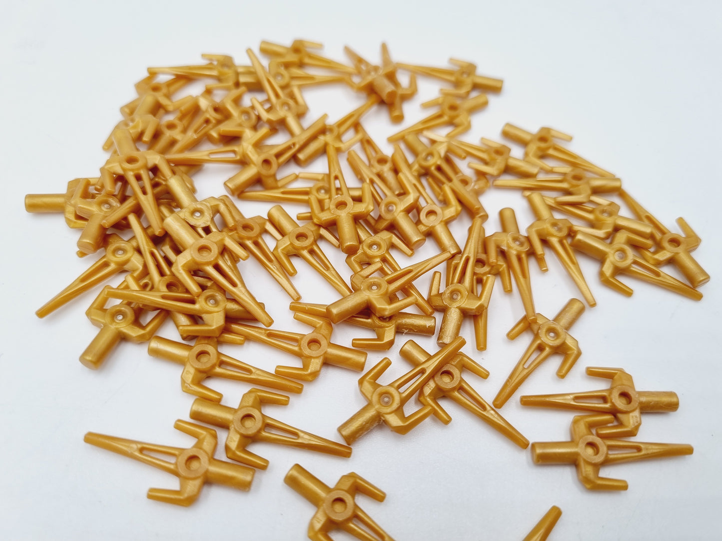 LEGO® Waffen Sai Dreizack  Gold 10 STK Ninjago Ninja Schwert Klinge