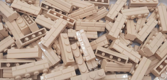 Lego® 15533 Mauersteine 1x4 Tan 50 Stück NEU