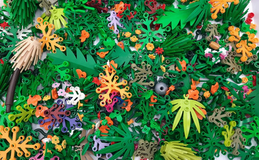 Lego® Pflanzen Konvolut gemischt 50 Stück gebraucht