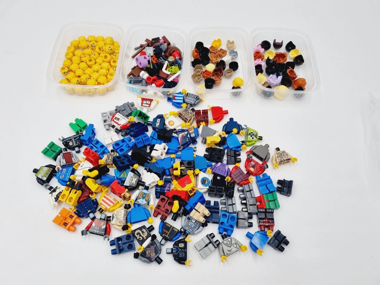 Lego® Hochzeit Gästebuch Figuren Minifiguren 25 Damen 25 Herren + Haare + Zubehör