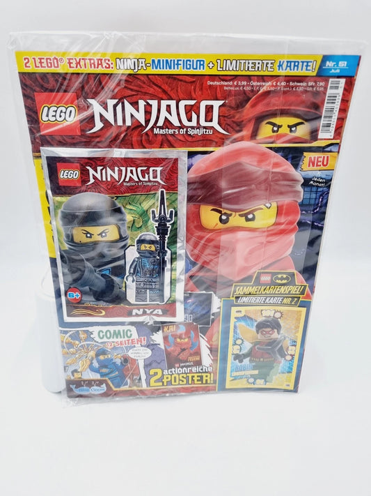 Lego Ninjago Magazin Nr.51 mit Nya und Limitierte Karte Neu