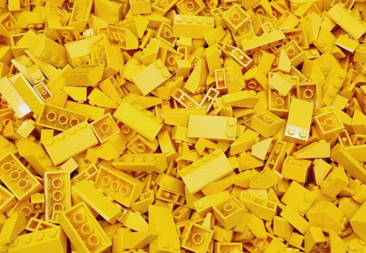 Lego Dachsteine Gelb 100x Dachziegel Haus Schrägstein Slope