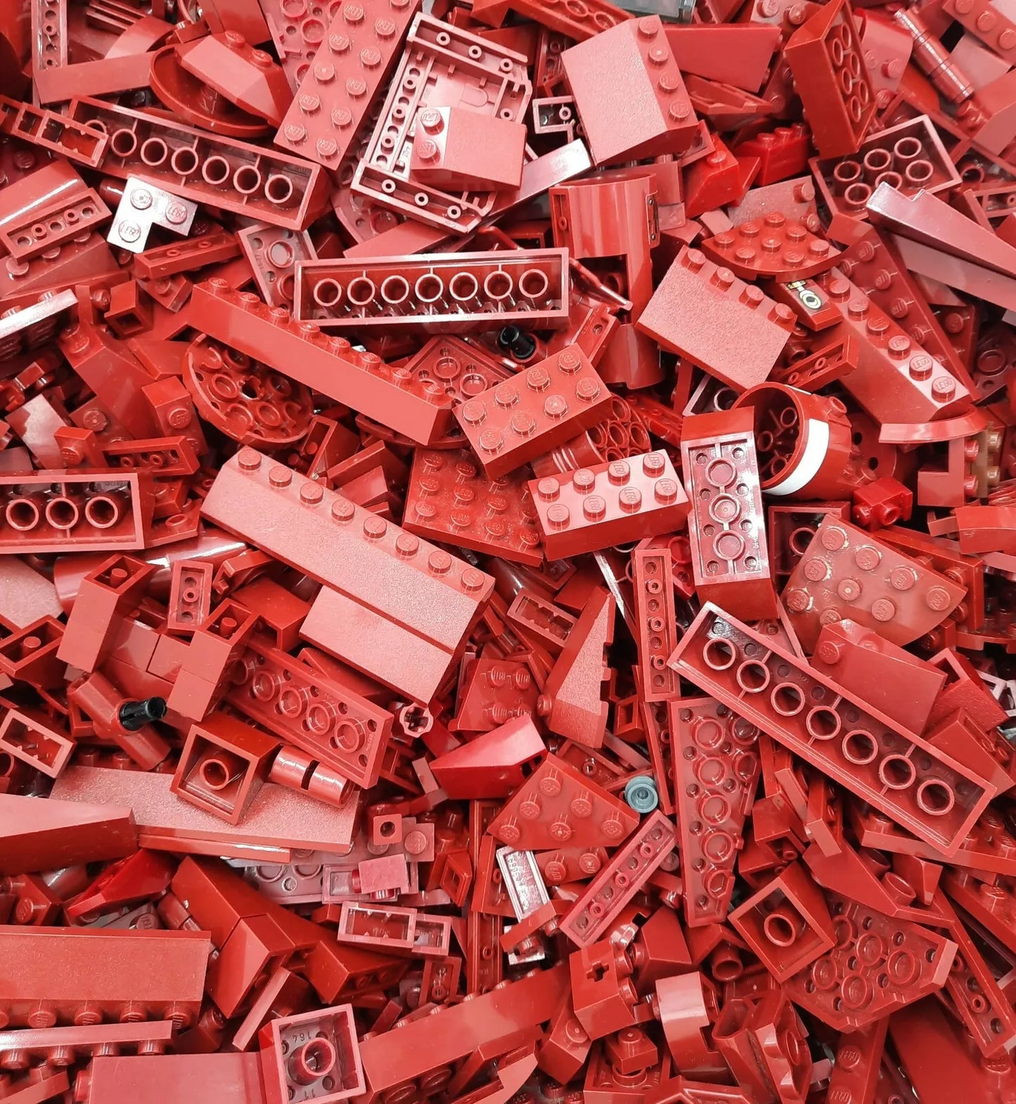 Lego® Steine dark red 0,5 Kilo